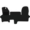 Alpha-Tex Produktions- und Handels GmbH Tappetini adatti per Iveco Daily III Tipo 3-Sitzer (Costruzione 1999-2006), Hit nero | 1 pz. | Bordo verde scuro