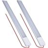 Behogan 2 pezzi di lampade LED per camper, lampada LED da 12V per camper con interruttore, illuminazione LED per camper dimmerabile, barra di illuminazione LED per tetto dell'auto, lampada per roulotte
