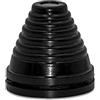 WasiQghs Gommino passacavo, confezione da 4 gommini neri a forma di torre da 35 mm 1-3/8, diametro interno 30 mm 1-3/16, occhielli in gomma sintetica con tappo for foro for spina firewall (dimensioni 30 mm x
