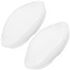 NESTINGHO 2 Pezzi Copertura per Plafoniera in Plastica PC Rotonda Elegante e Resistente per Cucine e Bagni, Paralume da Soffitto Affidabile e Stile Moderno