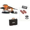 AEG Confezione AEG Levigatrice eccentrica 150mm 440 W EX 150 ED SET - 25 abrasivi offerti una piastra di levigatura e una go