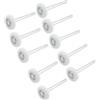 Accessoriportoni.express Ruote Ricambio Porta Garage e Basculanti, Rotelle Nylon con Cuscinetti a Sfera e Stelo Acciaio, Scorrimento Silenzioso per Portoni Sezionali e Box | Set 10 Pezzi