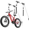 Housolution Sollevatore Biciclette, [2 Pz] Sistema Puleggia 88Lbs, Adatto Soffitti 10-16 Piedi, Sistema Stoccaggio Soffitto Robusto per Bici Strada, MTB, Fatbike, Ebike, Scale, Snowboard