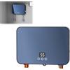 Kamanan 6000W Scaldabagno Elettrico Istantaneo, Scaldabagno con Display Led Della Temperatura, Scaldabagno Istantaneo per Cucina, Bagno, Regolazione Della Temperatura 30-55 °C
