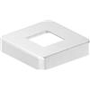 Fenau Rosetta di copertura 96 x 96 x 20 mm per tubo quadrato 40 x 40 mm V2A