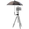 KeaJuidy Ombrellone per fotocamera con morsetto per fotocamera esterna | Supporto per ombrello fotografico, accessorio per studio fotografico/riprese di film, diametro 50 cm