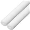 QUARKZMAN 2Pcs Tubo Di Schiuma Isolante Per Tubazioni Rivestimento Tubo 10mm (3/8 Pollice) ID 30mm OD 3ft Protezione Dal Gelo Per Tubi Di Rame, Bianco