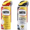 SVITOL Lubrificante Spray 400 ml Spray Erogatore con Cannuccia, Oli sintetici, Additivi anti-usura & Lubrificante Professional Electric 400 ml Spray lubrificante per contatti elettrici