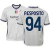 L.C. SPORT Maglia Inter pio Esposito 94 Bianca Replica Ufficiale Autorizzata Bambino (Taglie-Anni 4 6 8 10 12) Adulto (S M L XL XXL) - 4 Anni