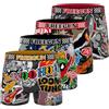 Freegun Looney Tunes - Boxer da Bambino Bugs Bunny, Daffy, Coyote e Taz (Confezione da 4), Nero/Verde/Marrone/Grigio/Arancione, 12-14 Anni