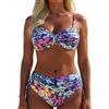 Generico 2026 Costume Intero Donna Contenitivo Bikini Vita Alta Trikini Body Intimo Costumi Mare Monokini Slip Pantaloncino Copricostume da Spiaggia Sexy Top Due Pezzi Curvy Bagno Uomo IT(Verde,5XL)