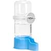 Aizgog Abbeveratoio | Distributore d'Acqua Sospeso Automatico Trasparente - Mangiatoia e Abbeveratoio per Parrocchetti - Adatto A Pappagalli Parrocchetti Calopsitte Inseparabili Diamanti Quaglie