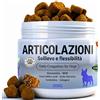 Mauritius Island Dogs Condroprotettore Per Cani Prodotto In Europa 200 Soft Chews Integratore 100% Naturale Curcuma Acido Ialuronico Cozza Verde MSM Glucosamina Condroitina Salmone Collagene | Supporto Articolazioni Cane