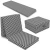 Sleezzz CloudComfort Basic - Materasso pieghevole, 70 x 195 cm, altezza 10 cm, manico e cinghia di supporto (motivo gatto)