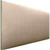 DHOME Testiera Imbottita Liscia in Similpelle Altezza 70CM Spessore 4cm e 8cm per Parete Acustica Testate Letto Pannello Fonoassorbente Camera da Letto (Similpelle Champagne, 90cm, Spessore 8cm)