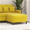 YUOTYRKTEJRSG pouf contenitore rettangolare,pouf contenitore velluto,Poggiapiedi giallo 70x55x41 cm in VellutoGeeignet für Wohnzimmer, Schlafzimmer, Bad