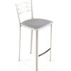 Connubia Set 2 Sgabelli ACE CB1329 Struttura P309 mt. ACCIAIO SATINATO MONOSTRATO Sedile 480 Sonor ALLUMINIO