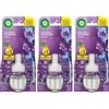 Airwick Diffusore Elettrico di Oli Essenziali, 3 Ricariche per Diffusore alla Fragranza Lavanda e Campanule, Profumatore per Ambienti Elettrico con Oli Essenziali