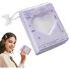 Generic Raccoglitore per Carte da Collezione, organizzatore Impermeabile con 40 Tasche, Raccoglitore di visualizzazione per Carte e Foto, per Collezionisti Fan Adulti, Foto, Foto, Biglietti per