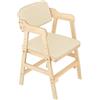 homewell Sedia da studio sollevabile per bambini, Montessori regolabile in altezza, sedia da scrittura a casa, sedia da disegno, pittura, scrittura, 48 x 46 x 78 cm (beige)
