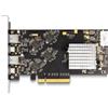 DeLOCK Scheda PCI Express x8 con 2 x USB 20 Gbps Type-C femmina e 10 di Tipo-A - Quad Channel [90097]