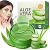 Probuk 60 Cerotti per Occhi all'Aloe Vera con Collagene e Acido Ialuronico - Contro Occhiaie, Rughe e Borse - Maschera Rinfrescante e Idratante per una Pelle Più Soda