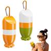 KQWVZ Applicatore Crema Solare, 2PCS Sunscreen Applicator, Applicatore Crema Solare Bambini, Applicatore Di CremaSolare Ricaricabile Roll On, Applicatore Solare Per Bambini E Adulti, 100ml
