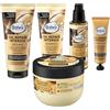 Balea Set da 5 pezzi per la cura dei capelli: shampoo, 250 ml+balsamo 200 ml+trattamento per capelli 300 ml+Express Kur Oil Repair Intensive 20 ml+olio per capelli 100 ml