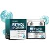 GOKKAS Advanced Retinol Collagen Cream, Retinol Advanced Firming Cream, Retinol Collagen Hyaluronic Acid Face Cream, Day and Night Retinol and Collagen Moisturizer Face Cream (1PC)
