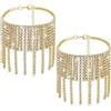 PH PandaHall Cavigliera con strass e nappe scintillanti, 25 cm, con cristalli glitterati, catenine per piedi, braccialetti da donna, accessori per scarpe da sposa, decorazioni per scarpe da sposa