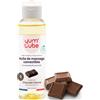Yum'Lube | Olio Massaggio Sensuale E Lubrificante - Olio Corpo Profumato al Cioccolato -100% Naturale, Bio, Comestibile - Olio Per Massaggio Corpo Eccitante E Rilassante - Made In France