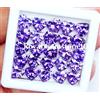 Forma Cuore Misto Colore Zaffiro 6x6 MM Misura Loose Gemma Certificato