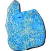 Gemscopious Naturale Blu Dorso Turchese 140.5 KT Lucidato Piastra Non Trattato Certificato
