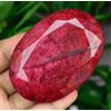 830.5 CT Naturale Grande Sangue Rosso Rubino Ovale Agrati Certificato Loose