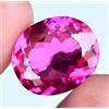Naturale Rodolite Granato Lampone Ovale 20.95 KT Certificato Loose Gemma