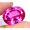 Naturale Mogok Rosa Rubino 22.50 CT Ovale Certificato Perfetto Loose Gemma