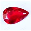 Estremamente Raro & Naturale 20.55 KT Sangue Rosso Rubino Pera Certificato Gemma