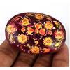 500 KT Meena Arte Lavoro Africano Rosso Rubino Ovale Naturale Loose Gemma Nuovo