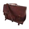 Fatto a mano Borsa Uomo Vera Vintage In Pelle Marrone Messenger Laptop Portadocumenti
