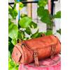 Fatto a mano Borsa Da Uomo In Pelle Vintage Con 2 Cinghie E Chiusura A Fibbia Marrone