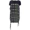 Rebecca Minkoff Donna Verde e Nero Laccetti Laterali Shift Planet Abito Taglie 4