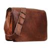 Fatto a mano Handmade Borsa In Vera Pelle Da Lavoro Messenger Porta Laptop Vintage Marrone