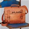 Fatto a mano Borsa Messenger Uomo Donna Vintage Vera Pelle Waxed Marrone Laptop 11X15X5