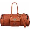 Fatto a mano Handmade Leather Bag Travel Uomo Duffle Palestra Holdall Marrone 20X9X9 inch
