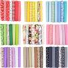 INFEI 7 pezzi 25 x 25 cm/50 x 50 cm quadrati panni in tessuto artigianale di cotone per pacchetto fai da te patchwork quilting cucito scrapbooking artigianato