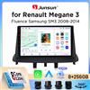 Junsun Autoradio Junsun Wireless CarPlay Android Auto per Renault Megane 3 / Fluence 2008-2016 con ventola di raffreddamento integrata, navigatore GPS Android, lettore multimediale, WiFi, DSP, RDS, BT, SWC,