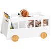 SoBuy KMB41-W scaffale per bambini scaffale per bambini libri stand giocattoli scaffale Scaffale per bambini BHT ca. 68x33x43 cm