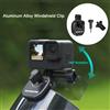 DIXSG Morsetto per parabrezza moto per GoPro 13 12 11 Insta360 X5 X4 X3 per DJI Osmo 360/Action 5 Pro/Action 6 5 4 3 Nano/Go Ultra