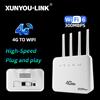 XUNYOU-LINK Router WiFi 4G LTE WiFi 6 Modem SIM 300Mbps Modem WiFi wireless Supporto Router WIFI per 32 dispositivi per Asia Africa Europa