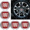 FIAT 4 pezzi 56mm emblema logo mozzo ruota auto tappo centrale ricambi auto emblema per Fiat 500 Grande-Punto Astra Bravo Panda Tipo Stilo Egea